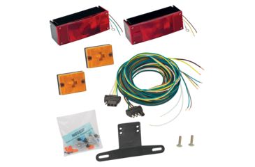 Image of Wesbar Over 80" Low Profile Trailer Light Kit Waterproof 35117