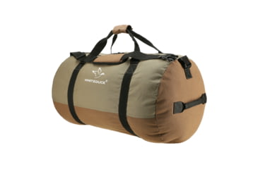 Image of White Duck Filios Canvas Duffel Bag, Brown/Olive, 24in x 16in, FBA-FDBOBR1-2416