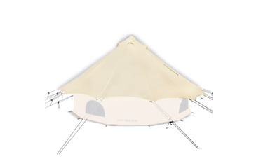 Image of White Duck Flysheet Bell Tent, Regatta, White, 3M, RFS-3MW