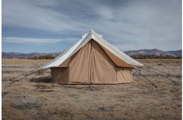 Image of White Duck Flysheet Bell Tent, Rover, White, 6ftx8ft, RST-6x8