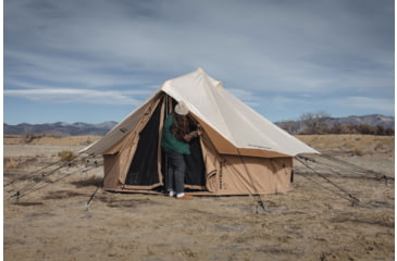 Image of White Duck Flysheet Bell Tent, Rover, White, 6ftx8ft, RST-6x8