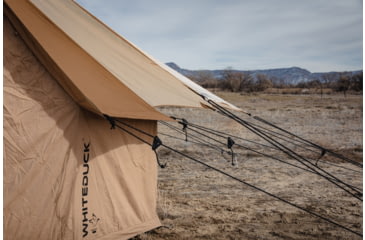 Image of White Duck Flysheet Bell Tent, Rover, White, 6ftx8ft, RST-6x8