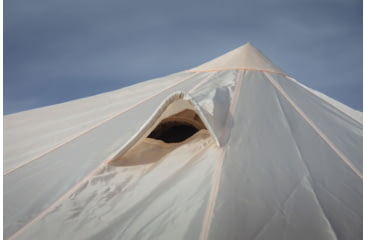 Image of White Duck Flysheet Bell Tent, Rover, White, 6ftx8ft, RST-6x8