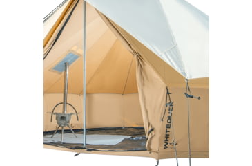 Image of White Duck Flysheet Bell Tent, Rover, White, 6ftx8ft, RST-6x8
