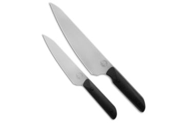 Image of White River White River Knives Liong Mah Two Knife Set Chef/Utility Black G-10, Black, Magnacut, adult, BHQ-240386