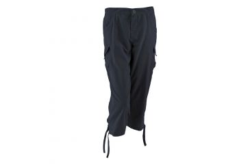 Image of White Sierra Crystal Cove River Capris - Womens, Black, Extra Small, D8700W-Black - BLK-XS