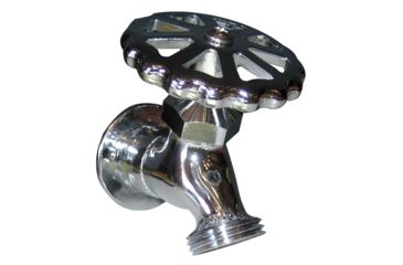 Image of Whitecap Brass Sillcock 1-5/8" Base 3-3/16 Depth C.P. 36431