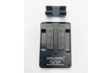 Image of Wilcox DPAM Universal Interface Plate/LEMO Pigtail Storage for HGU-56/SPH-4 Shroud for US Military Flight Helmets, Black, 62104G04-B