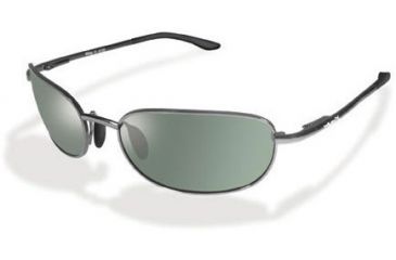 Image of Wiley X 480 Polorized Smoke Green/Gun Metal Sunglasses