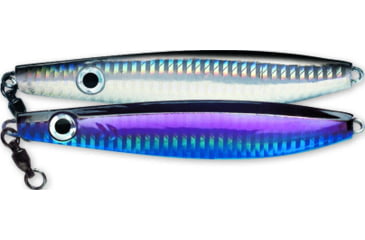 Image of Williamson Vortex Speed Jig, 10/0 Assist Hook, Black Purple, 7oz, 6 1/4in, VSJ200BLKPrpL