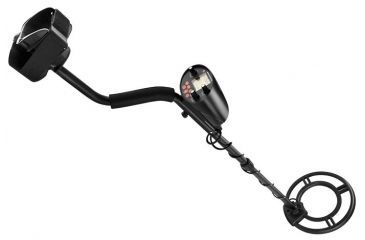 Image of Winbest Master-200 Metal Detector, Water Resistant Coil, Adjustable 49 in Maximum, Black BE12596