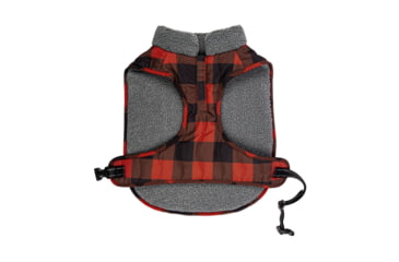 Image of Winchester Pet King Buck Quilted Dog Jacket, Buffalo Red, S/M, KB-QJKT-RDBFL-S/M-1