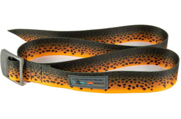 Image of Wingo Outdoors Basecamp Belt - RepYourWater, Brown Trout, One Size Fits Most, W-BAS-504-OS