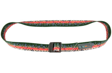 Image of Wingo Outdoors Basecamp Belt - RepYourWater, Rainbow Trout, One Size Fits Most, W-BAS-509-OS