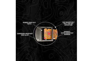 Image of Wingo Outdoors Basecamp Belt - RepYourWater, Wild Water, One Size Fits Most, W-BAS-514-OS