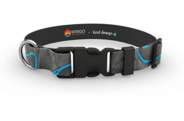 Image of Wingo Outdoors Dog Collar - Kind Design, Deschutes River, Large/X-Large, W-COL-405-LXL