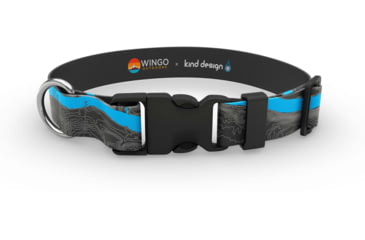 Image of Wingo Outdoors Dog Collar - Kind Design, Kennebec River, Small/Medium, W-COL-406-SMD