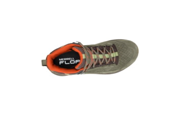 Image of Wolverine Moab Speed 2 Leather MID WP Hiking Shoes - Mens, Olive, 13 US, J037781-13