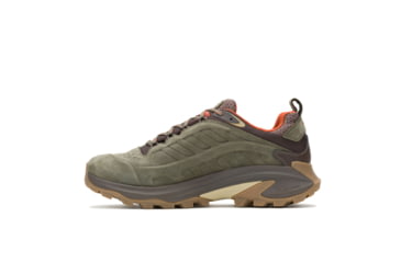 Image of Wolverine Moab Speed 2 Leather WP Hiking Shoes - Mens, Olive, 10.5 US, J037787-10.5