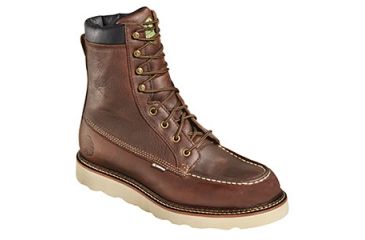 Image of Mens 6004 Flyway 8in Moc Creme Saffron, Brown, 14/W