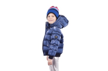 Image of Woodpecker Chickadee Short Coat - Kids, Blue, 7-8, 682670668218
