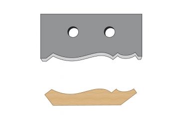 Image of Woodstock 4-1/4in Crown Moulding Knife Set of 2 D3337