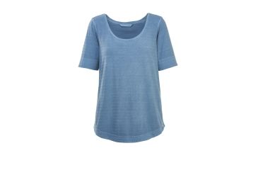 Image of Woolrich Meadow Forks Women's 3/4 Sleeve Shirt, Bluestone, 7055