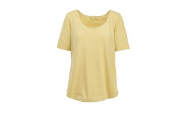 Image of Woolrich Meadow Forks Women's 3/4 Sleeve Shirt, Light Sun, 7055