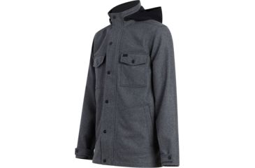 Image of Woolrich Seasons Change Military Jacket - Mens, Charcoal Heather, Extra Large, Regular Inseam, 16604-CHARCOALHEATHER-XL