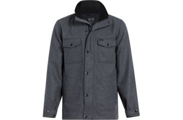 Image of Woolrich Seasons Change Military Jacket - Mens, Charcoal Heather, Extra Large, Regular Inseam, 16604-CHARCOALHEATHER-XL