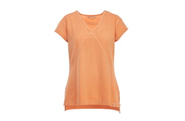 Image of Woolrich Women's Meadow Forks T-Shirt, Cantaloupe, M 7053-CNU-CANTALOUPE-M-DEMO