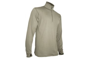 Image of XGO Mens Phase 4 Flame Retardant Zip Mock with Thumbhole Cuff, Desert Sand, 2XL 4F11DQ-2XL-700