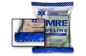 Image of XMRE Extended Shelf Life Blue Line MRE for EMS, 12 Meals , 16.70 lbs, XMREBL12H