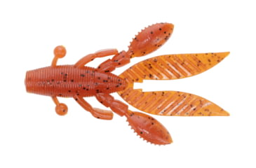 Image of Yamamoto Baits Flappinft Hog Creature Bait, 7, 3.75in, Fire Craw, YAM-FH-07-9003