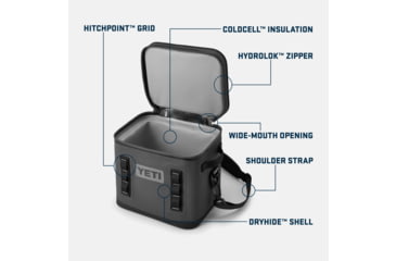 Image of Yeti Hopper Flip 12 Soft Cooler, Big Sky Blue, 12 L, 18060131612