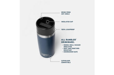 Image of Yeti Rambler 12 oz Travel Bottle, Navy, 21071502305