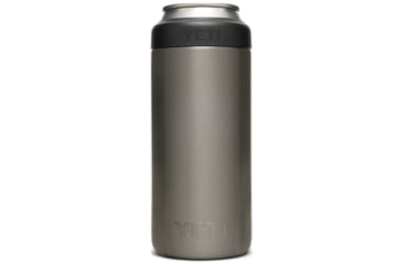 Image of Yeti Rambler 12oz Colster Slim Can Insulator, Graphite, 21070090121
