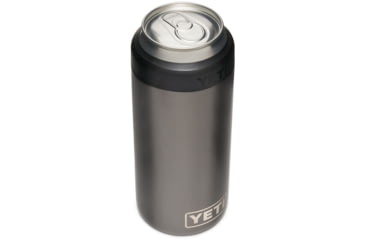 Image of Yeti Rambler 12oz Colster Slim Can Insulator, Graphite, 21070090121