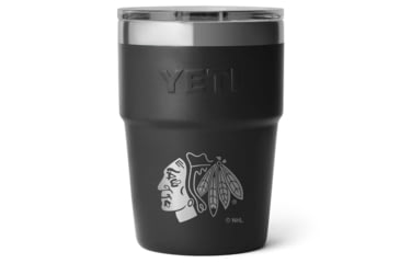 Image of Yeti Rambler 16 oz Stackable Cup - NHL Chicago Blackhawks, Black, 28100006577