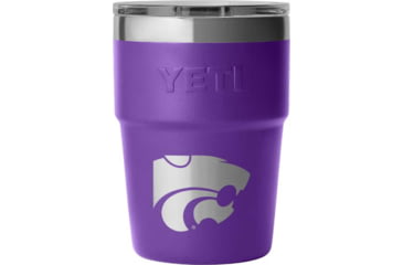 Image of Yeti Rambler 16 oz Stackable Cup - NCAA Kansas State, Team Purple, 28100006635