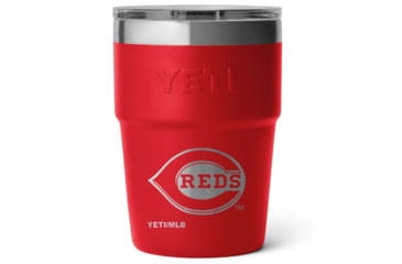 Image of Yeti Rambler 16 oz Stackable Cup - NCAA Cincinnati, Rescue Red, 28100006623