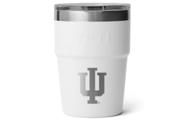 Image of Yeti Rambler 16 oz Stackable Cup - NCAA Indiana, White, 28100006670