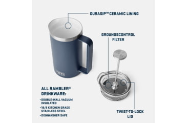 Image of Yeti Rambler 34 oz French Press Navy, Navy, 34 oz, 21071501848