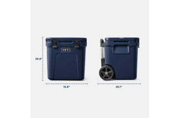 Image of Yeti Roadie 48 Hard Cooler, Navy, 48 Quart, 10048200000