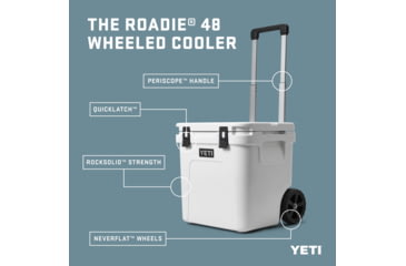 Image of Yeti Roadie 48 Hard Cooler, White, 10048020000
