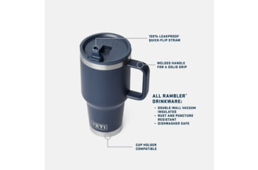 Image of Yeti Rambler 30 oz Travel Straw Mug