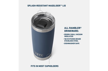 Image of Yeti Rambler Tumbler Mug w/Magslider Lid