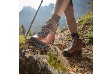 Image of Zamberlan 1996 Vioz Lux GTX RR Backpacking Boot - Men's, Waxed Brick, 8 WIDE, 1996ZWBM-W-42-8