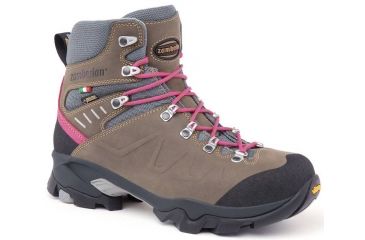 Image of Zamberlan 982 Quazar GTX Backpacking Boot - Women's-Dark Brown/Pink-Medium-6