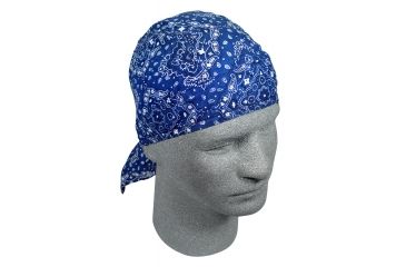 Image of Zan Headgear Flydanna Navy Paisley Z111